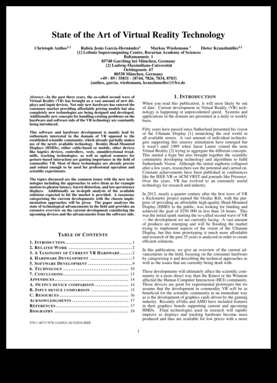 Abstract Reality: The Artistry of Contemporary Virtual Reality