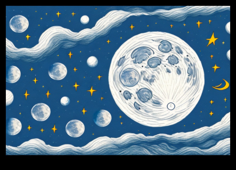 Lunar Luminescence: Radiant Beauty Midst the Cosmic Marvels