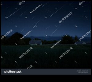 Stellar Traces: The Mark of Meteoroids Across the Celestial Canvas