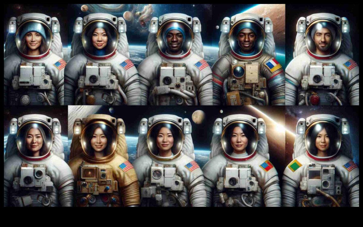 Astronauts Unveiled: Portraits of Celestial Trailblazers